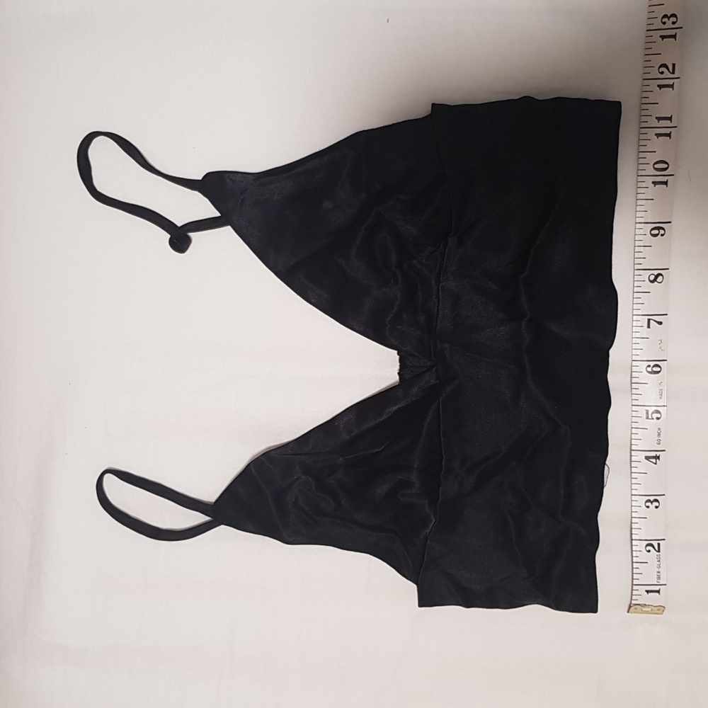 Zara black bra top NWT